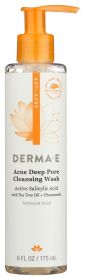 DERMA E: Very Clear Cleanser, 6 oz