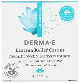 DERMA E: Psorzema Natural Relief Creme for Scaling Flaking and Itching, 4 oz