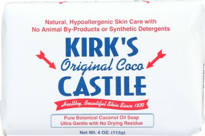 KIRK'S: Original Coco Castile Bar Soap, 4 oz
