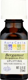 AURA CACIA: 100% Pure Essential Oil Bergamot, 0.5 Oz