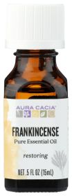 AURA CACIA: 100% Pure Essential Oil Frankincense, 0.5 Oz