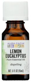 AURA CACIA: Essential Oil Awakening Lemon Eucalyptus, 0.5 oz