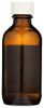 AURA CACIA: Amber Bottle with Writable Label, 2 oz