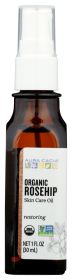 AURA CACIA: Organic Rosehip Oil with Vitamin E Natural Skin Care, 1 oz