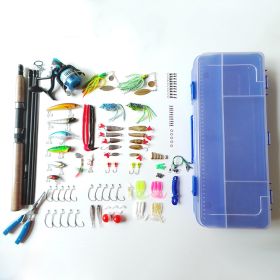 Portable Lure Rod Fishing Lure Box Set