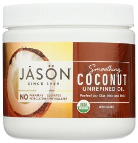 JASON: Organic Smoothing Coconut Oil, 15 oz