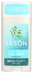 JASON: Deodorant Stick Purifying Tea Tree, 2.5 oz