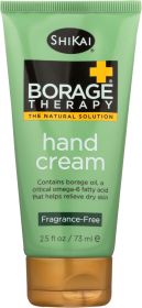 SHIKAI: Borage Therapy Hand Cream Unscented, 2.5 oz