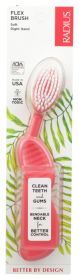 RADIUS: Scuba Right Hand Toothbrush "Colors May Vary", 1 Toothbrush