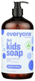 EO PRODUCTS: Everyone for Kids 3-in-1 Lavender Lullaby Soap, 32 oz