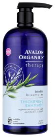 AVALON ORGANICS: Thickening Shampoo Biotin B-complex Therapy, Paraben Free, 32 oz