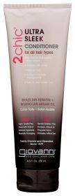 GIOVANNI COSMETICS: Ultra-sleek Conditioner Brazilian Keratin & Argan Oil, 8.5 oz