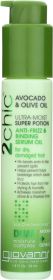 GIOVANNI COSMETICS: 2chic Ultra-Moist Super Potion Anti-Frizz Binding Serum Avocado & Olive Oil, 1.8 oz