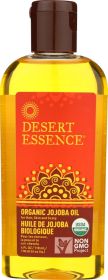 DESSERT ESSENCE: Organic Jojoba Oil for Hair Skin & Scalp, 4 Oz