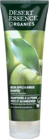 DESERT ESSENCE: Organics Shampoo Green Apple and Ginger, 8 oz