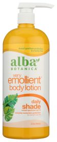 ALBA BOTANICA: Very Emollient Body Lotion Daily Shade SPF 15, 32 oz