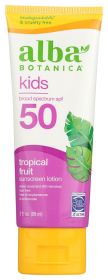 ALBA BOTANICA: Natural Very Emollient Sunscreen Kids SPF 45, 4 oz