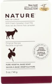 CANUS: Pure Vegetable Soap With Fresh Goats Milk Original Formula, 5 oz