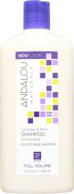 ANDALOU NATURALS: Full Volume Shampoo Lavender and Biotin, 11.5 Oz