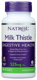 NATROL: Milk Thistle Advantage 525 mg, 60 veggie caps