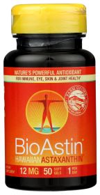 NUTREX: Bioastin 12Mg Astaxanthin, 50 SG
