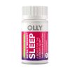 OLLY Extra Strength Sleep Fast Dissolves Supplement, 5mg Melatonin, Lemon Balm, Vegan, Strawberry, 30 Count