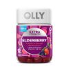 OLLY Extra Strength Elderberry Gummies, Immune Support, Vitamin C, D, Zinc, Berry, 60 Count