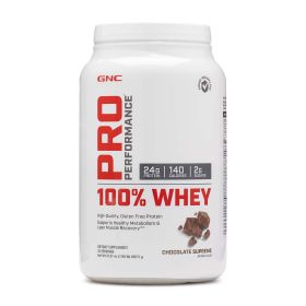 GNC Pro Performance 100% Whey Protein Powder - Chocolate Supreme, 25 Servings