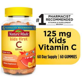 Nature Made Kids Vitamin C Gummies;  Dietary Supplement;  60 Count