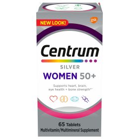Centrum Silver Multivitamins for Women Over 50;  Multimineral Supplement;  65 Count