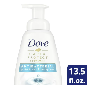 Dove Beauty Instant Foaming Sensitive Skin Body Wash 13.5 fl oz