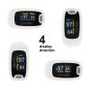 OLED Fingertip Pulse Oximeter Finger Blood Oxygen SpO2 PR Heart Rate Monitor,softbag,rope,batteries,FDA