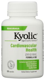KYOLIC: Aged Garlic Extract Cardiovascular Original Formula 100, 100 Capsules