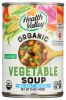 HEALTH VALLEY: Organic Vegetable Soup No Salt Added, 15 oz