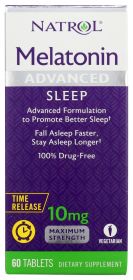 NATROL: Advanced Sleep Melatonin 10 mg, 60 Tablets