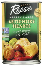 REESE: Artichoke Hearts Large Size, 14 oz