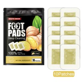 Plant Foot Patch Dehumidification Improve Sleep Relieve Stress Body Foot Massage Care Patch (Option: Ginger)
