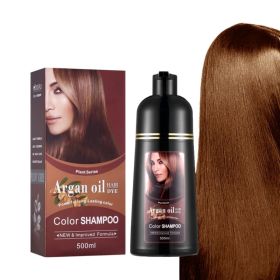 Plant Dyed At Home Non-stick Head Hair Color Cream (Option: 01 Light Brown-500ml)