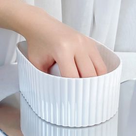 Transparent Nail Polish Remover Hand Bowl (Color: White)