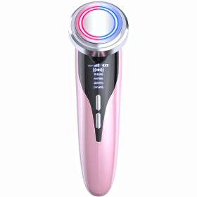 Red Blu-ray Cosmetic Instrument Massage Inductive Therapeutical Instrument (Option: 2148 Pink-English Version)